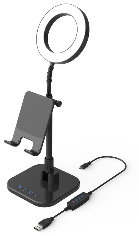 Digipower Success Phone Holder with 6'' ring light