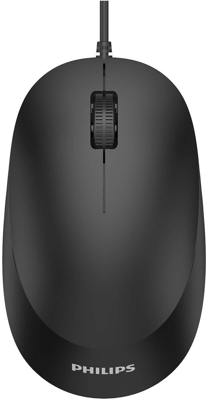 Philips SPK7207 Wired Mouse Black