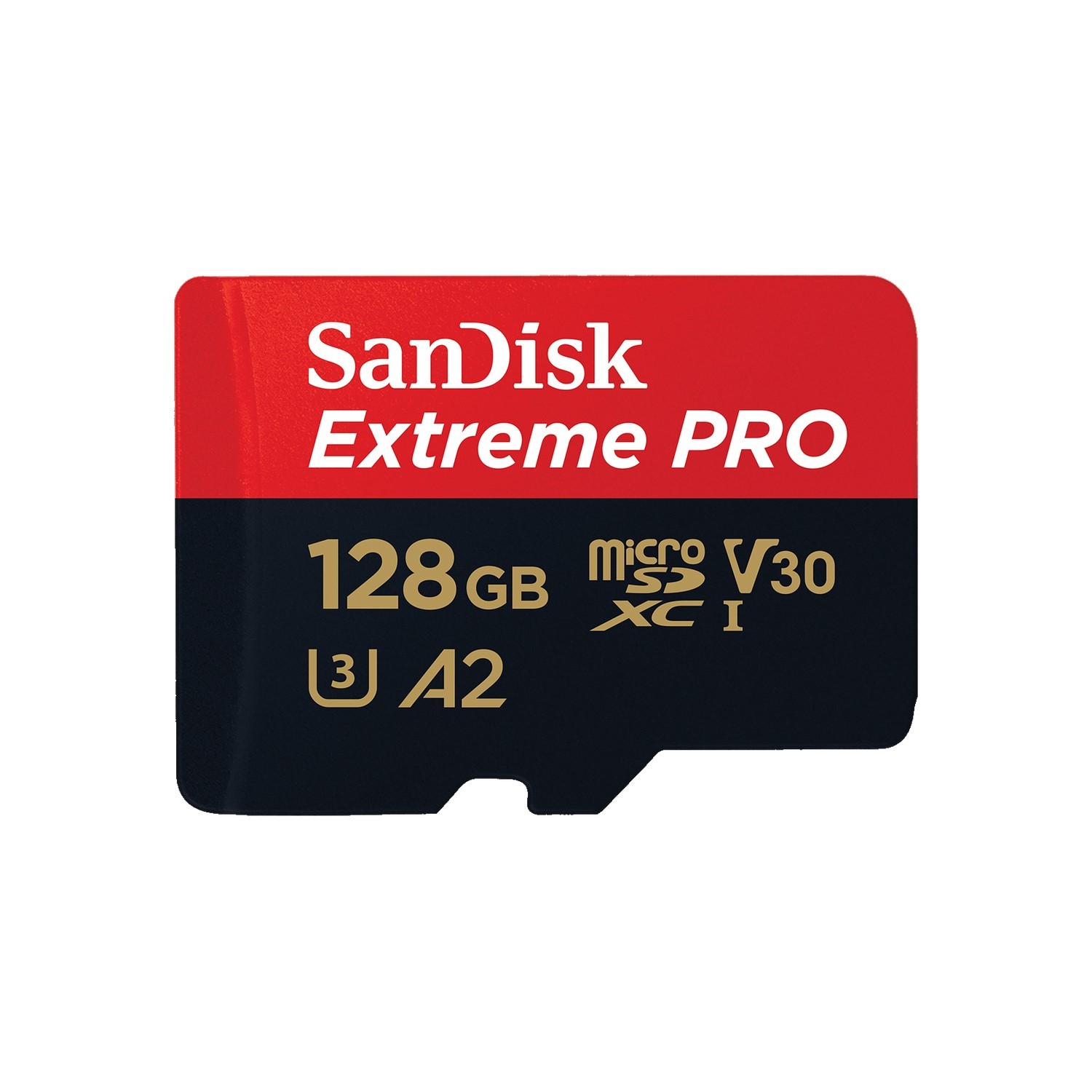 SanDisk microSDXC Extreme Pro 128GB 200/90 MB/s A2 C10 V30 UHS-I U3