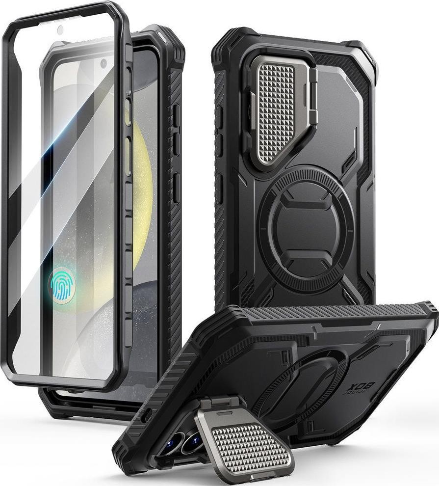 Etui Supcase ArmorBox MagSafe do Galaxy S25+ czarny