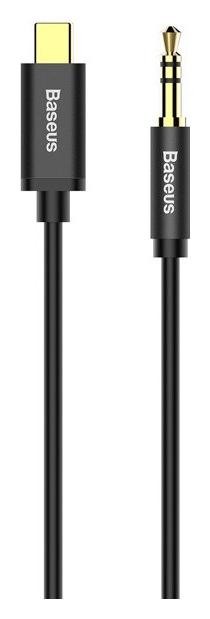 Baseus Yiven USB-C do miniJack 3.5mm 1.2m (czarny)