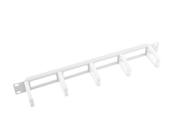 Akcesoria do szaf Lanberg Organizer Kabli 19 1U Typ B szary