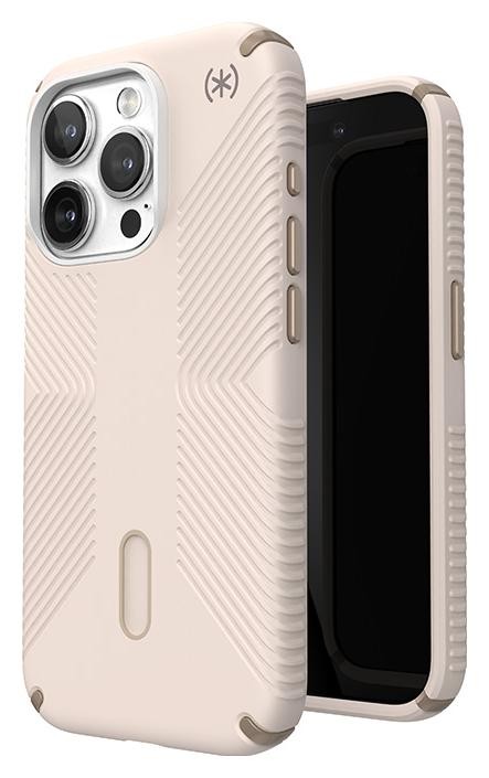 Etui typu plecki Speck Presidio2 Grip ClickLock & Magsafe do iPhone 15 Pro (Bleached Bone / Heirloom Gold / Hazel Brown)
