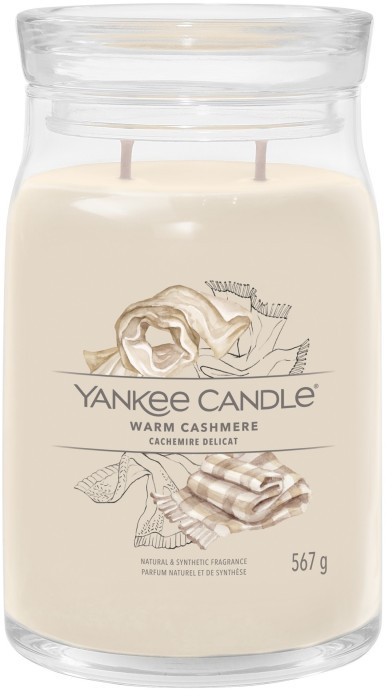 Świeczka duża Yankee Candle Signature Warm Cashmere Świeca Duża 567g