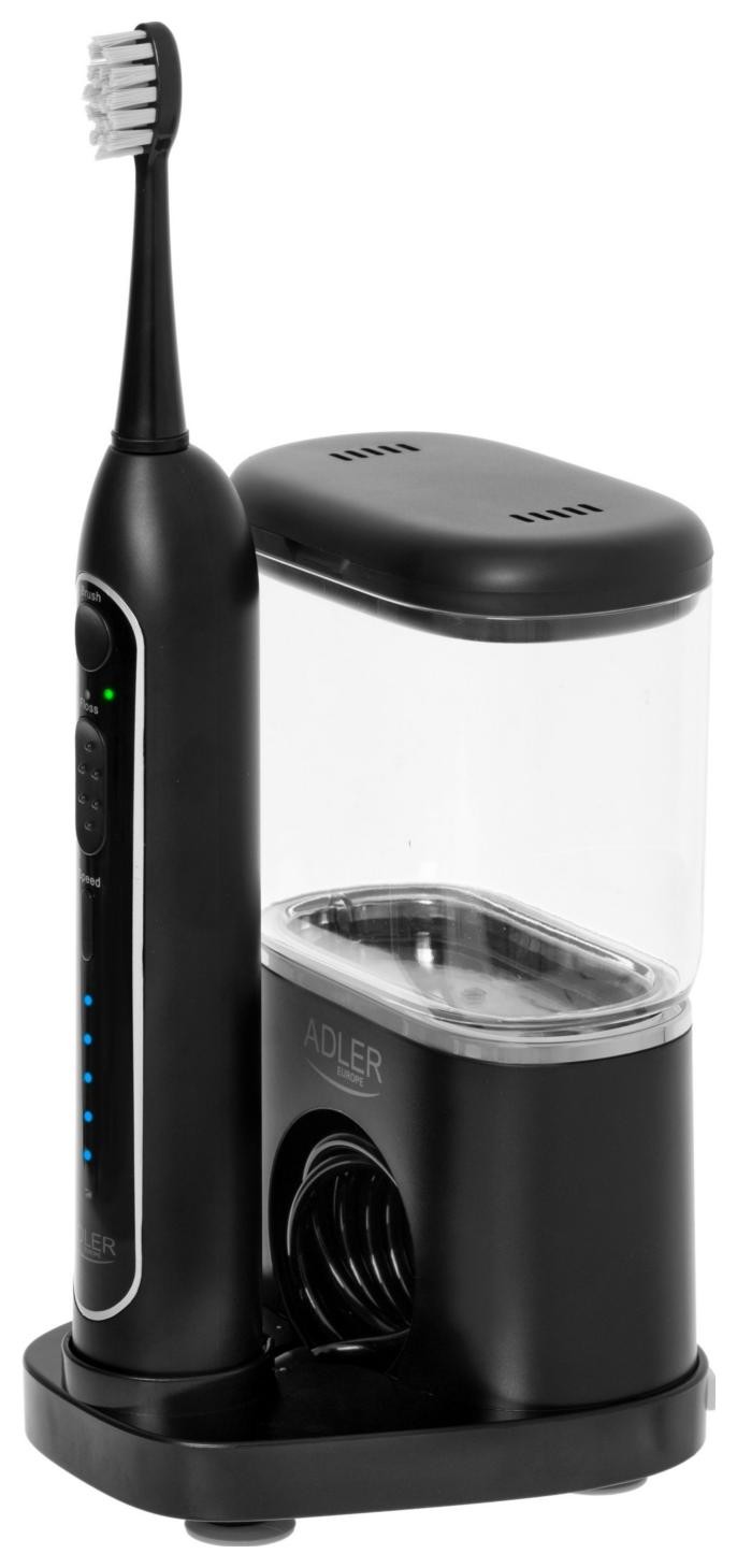 Szczoteczka soniczna /irygator Adler AD 2180b 2w1 czarny