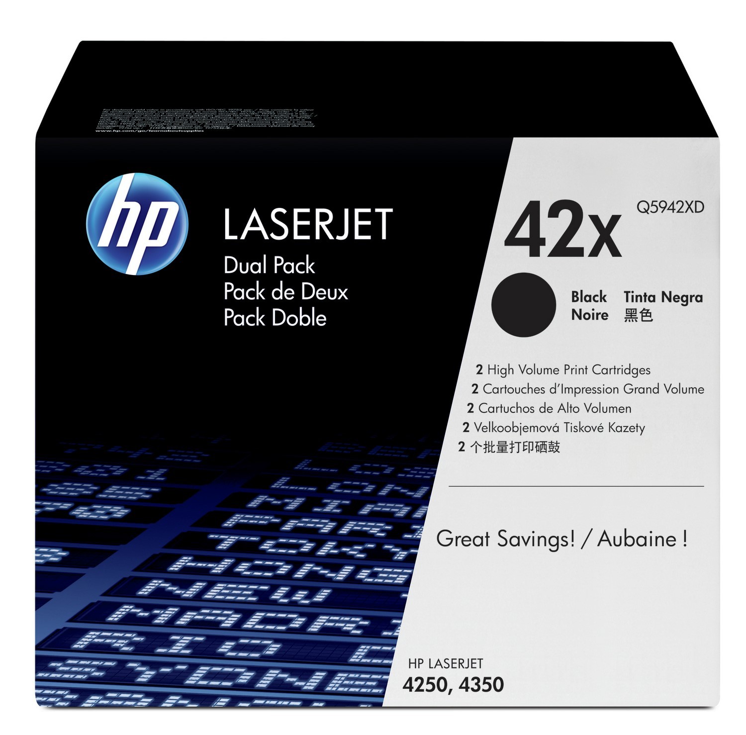 Oryginał Toner HP Q5942XD czarny dwupak