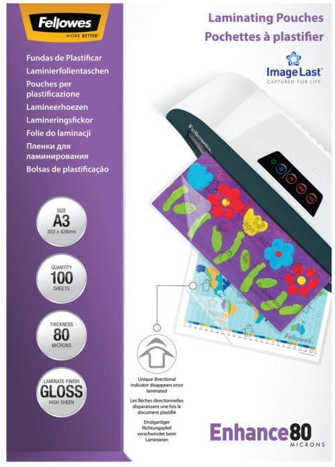 Fellowes 80mikr 100szt (5306207) A3