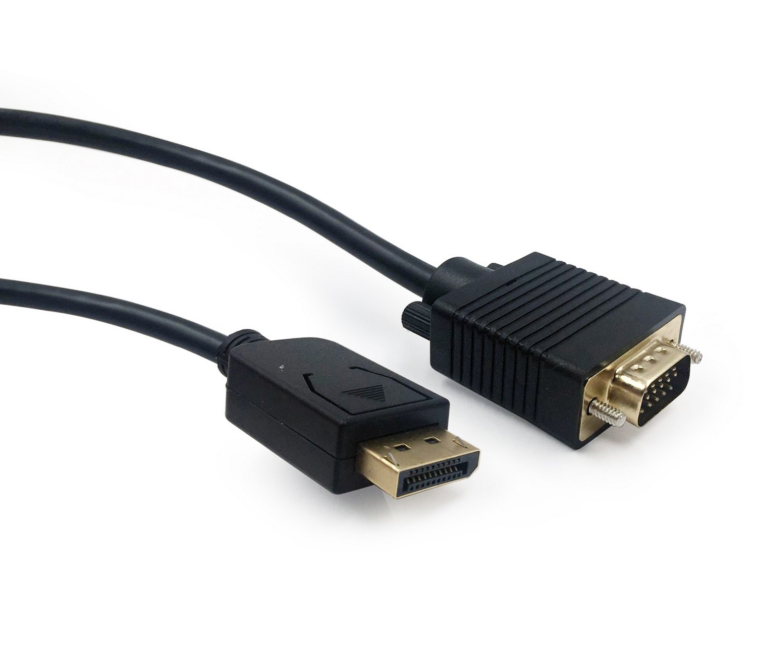 Kabel DisplayPort VGA 1.8m czarny