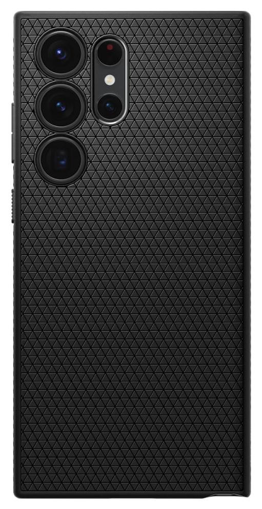 Etui typu plecki Spigen Liquid Air Galaxy S23 Ultra Matte Black