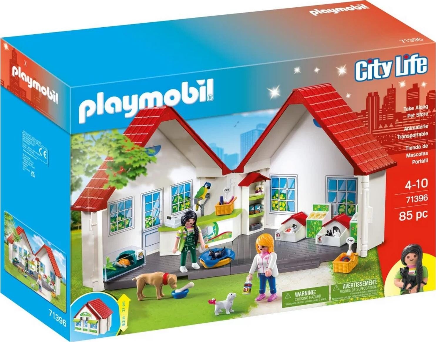 Klocki konstrukcyjne Playmobil City Life 71396 Przenośny sklep zoologiczny