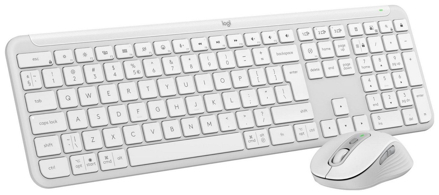 Logitech Signature Slim MK950 Biały