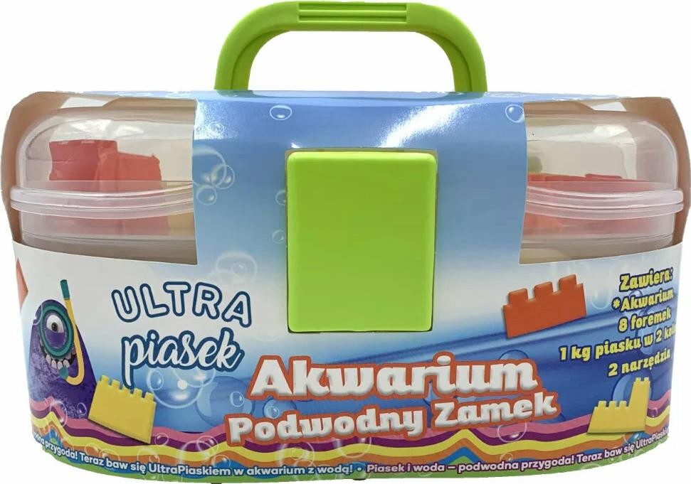 Piasek kinetyczny EPEE Ultra Piasek Akwarium Podwodny Zamek 1 kg + akcesoria 8591945093209