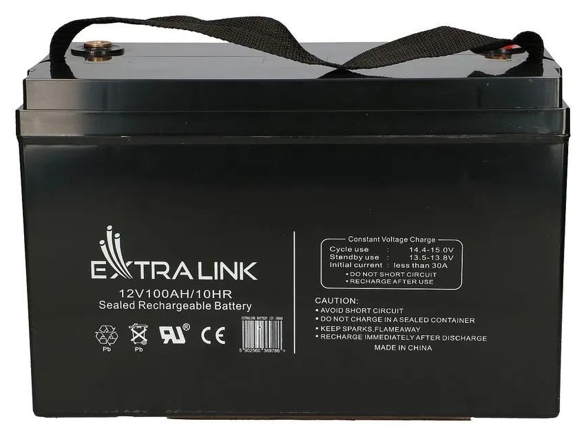 Extralink AGM 12V 100Ah | Akumulator | bezobsługowy