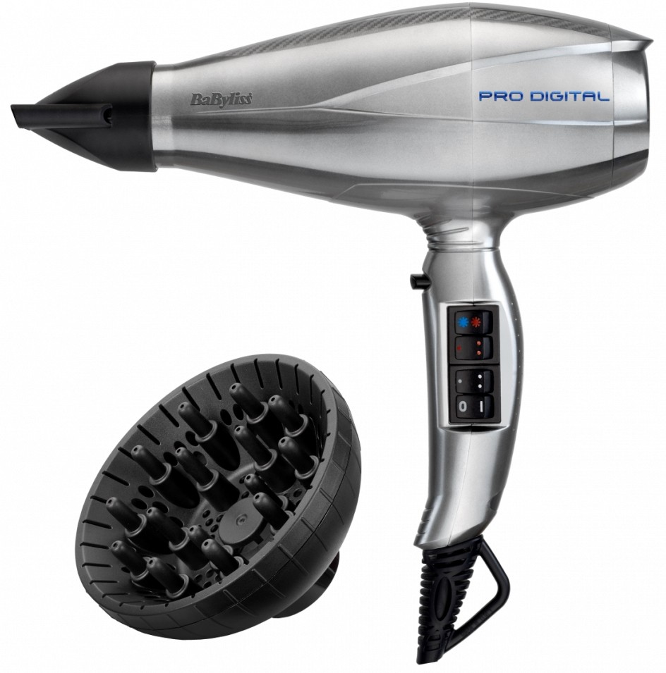 BaByliss Pro Digital 6000E srebrny