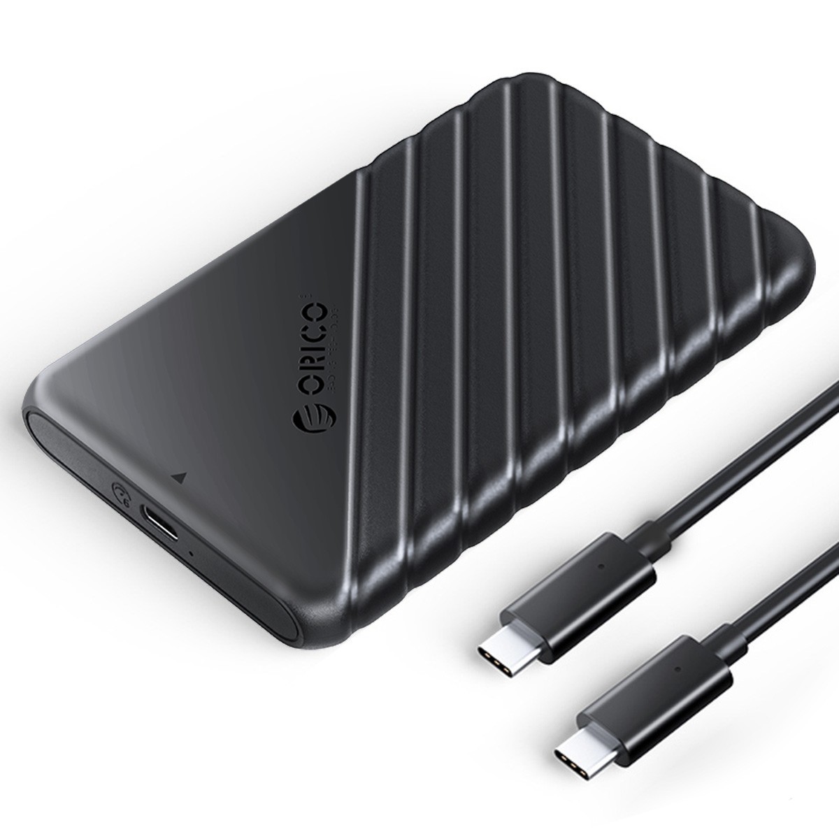 Obudowa do dysków twardych Orico obudowa dysku 2,5'' czarna USB-C