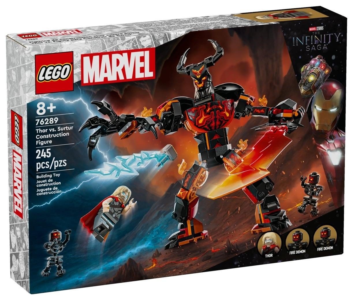 Klocki konstrukcyjne LEGO Marvel 76289 Thor kontra figurka konstrukcyjna Surtura