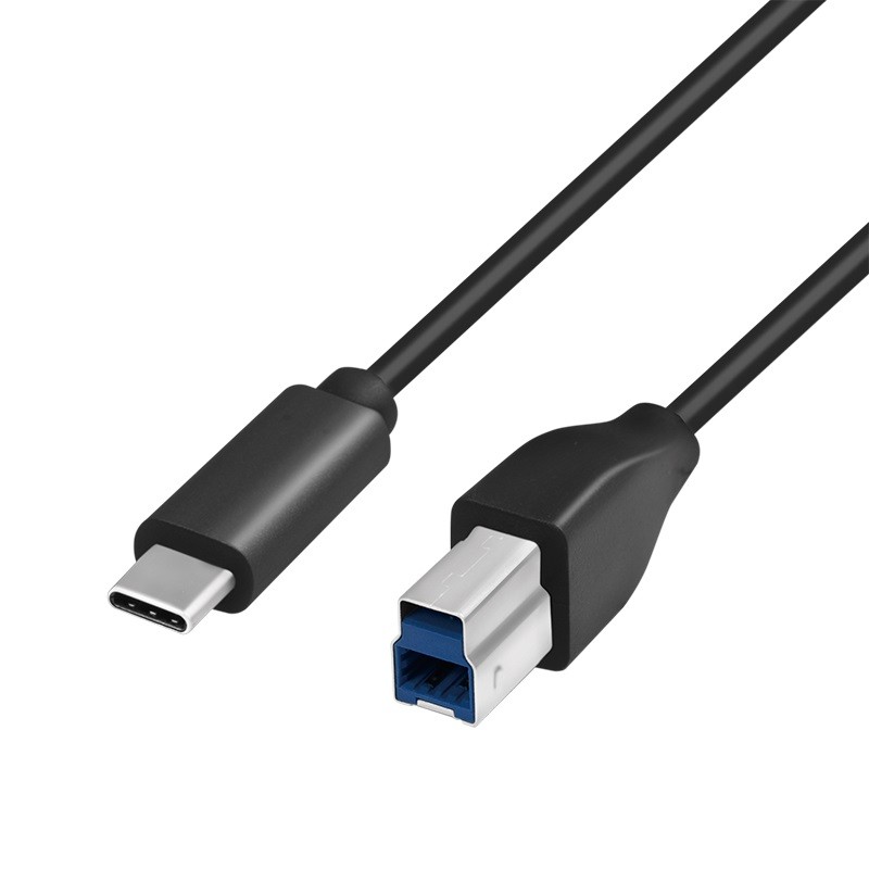 LogiLink USB-C do USB-B 2m czarny