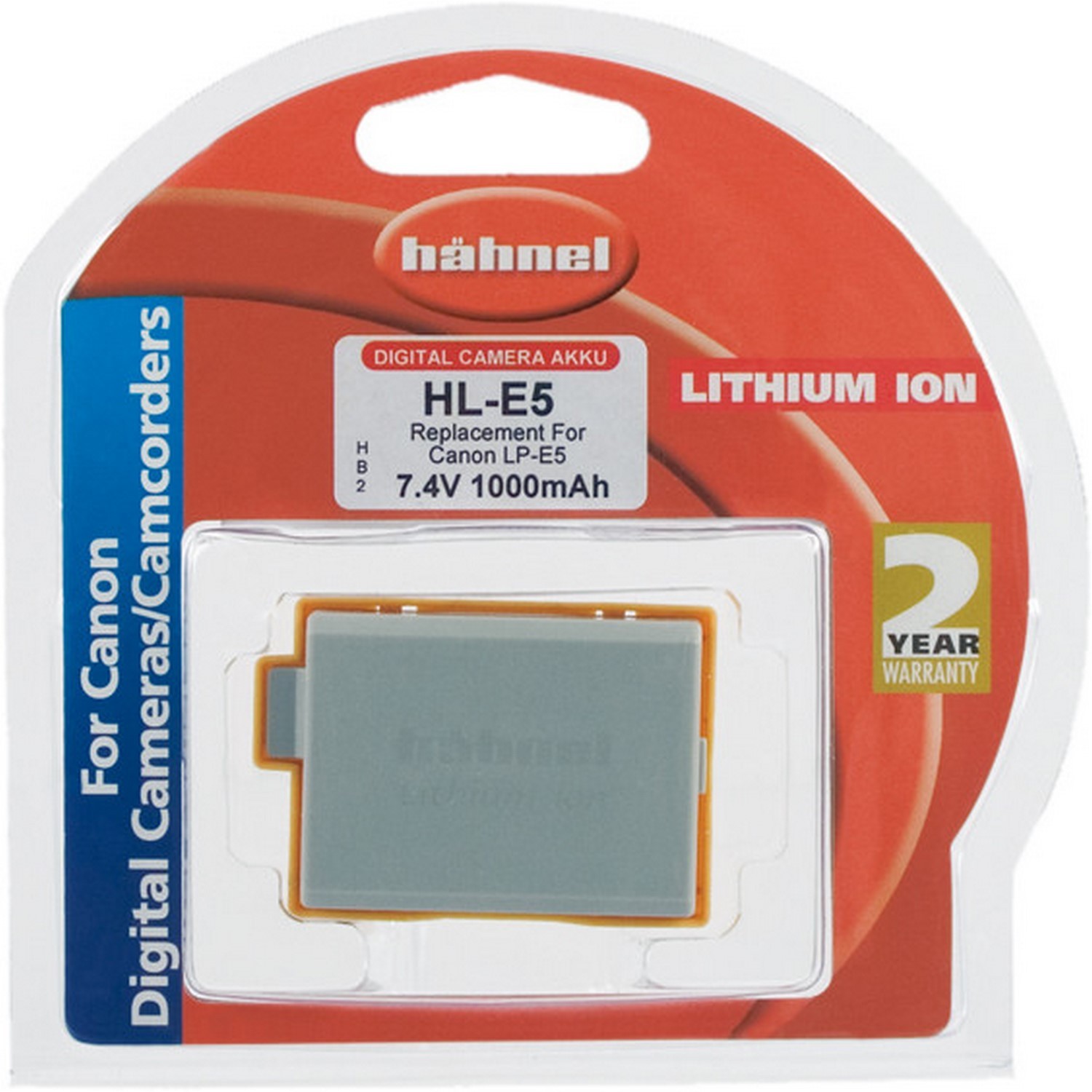 HÄHNEL BATTERY CANON HL-E5