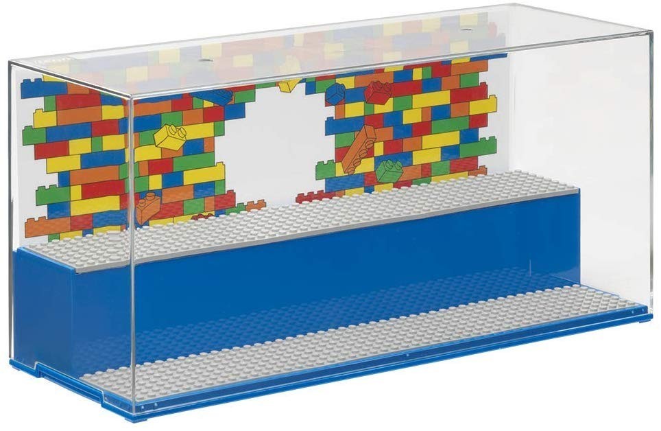 Lego Play & Display Case Classic Gablotka z platformą niebieska