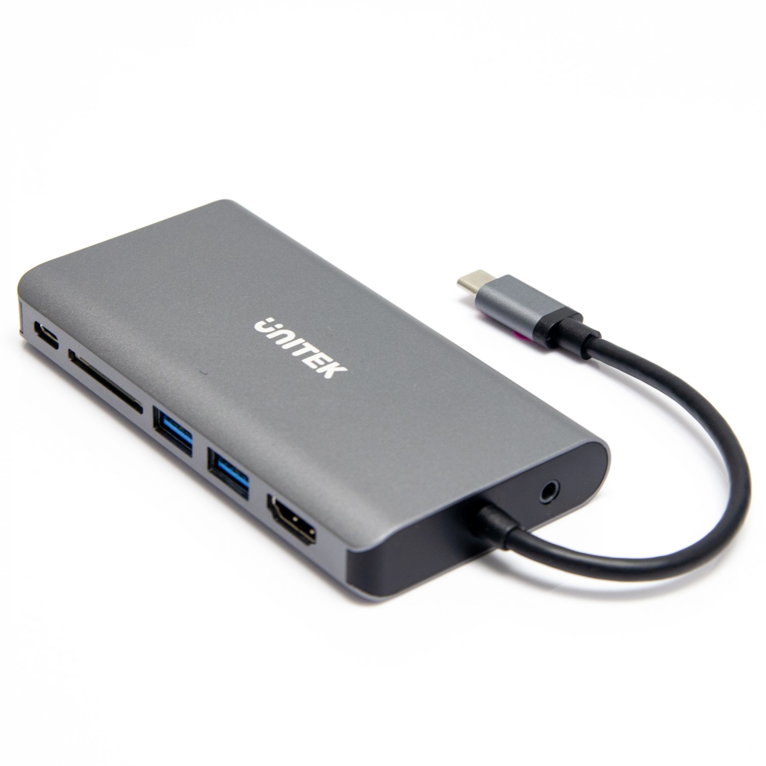 Unitek Hub USB-C 3.1 8w1 z Power Delivery 100W
