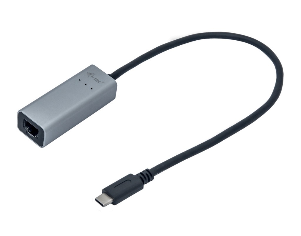 i-tec USB-C Metal 2.5Gbps LAN Ethernet Adapter RJ-45