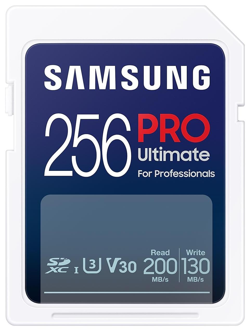 Samsung PRO Ultimate SDXC 256GB UHS-I U3 [Zapis 130MB/s Odczyt 200MB/s]