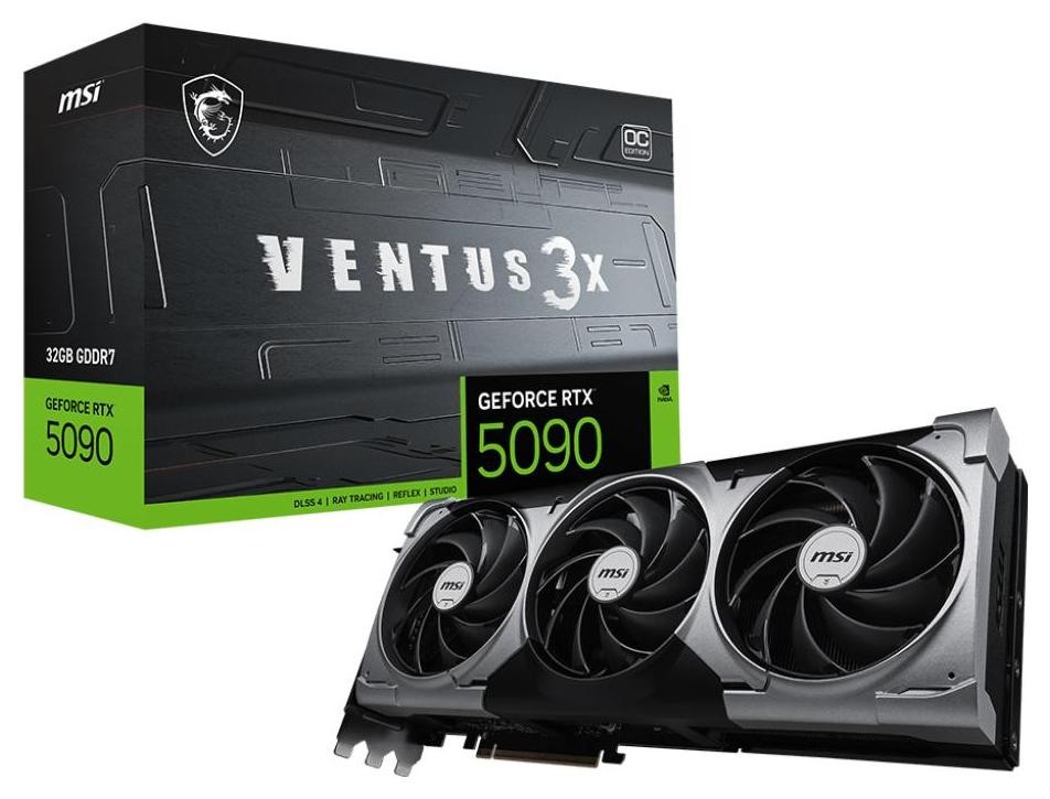 MSI GeForce RTX 5090 32G VENTUS 3X OC DLSS 4