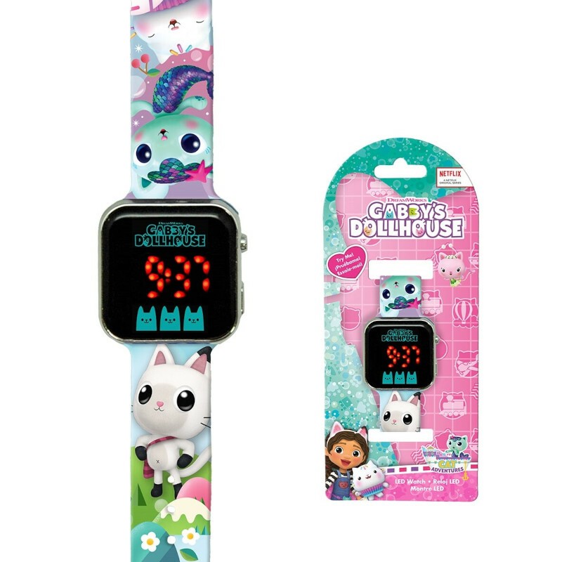 Koci Domek Gabi Zegarek LED z Kalendarzem GD00077