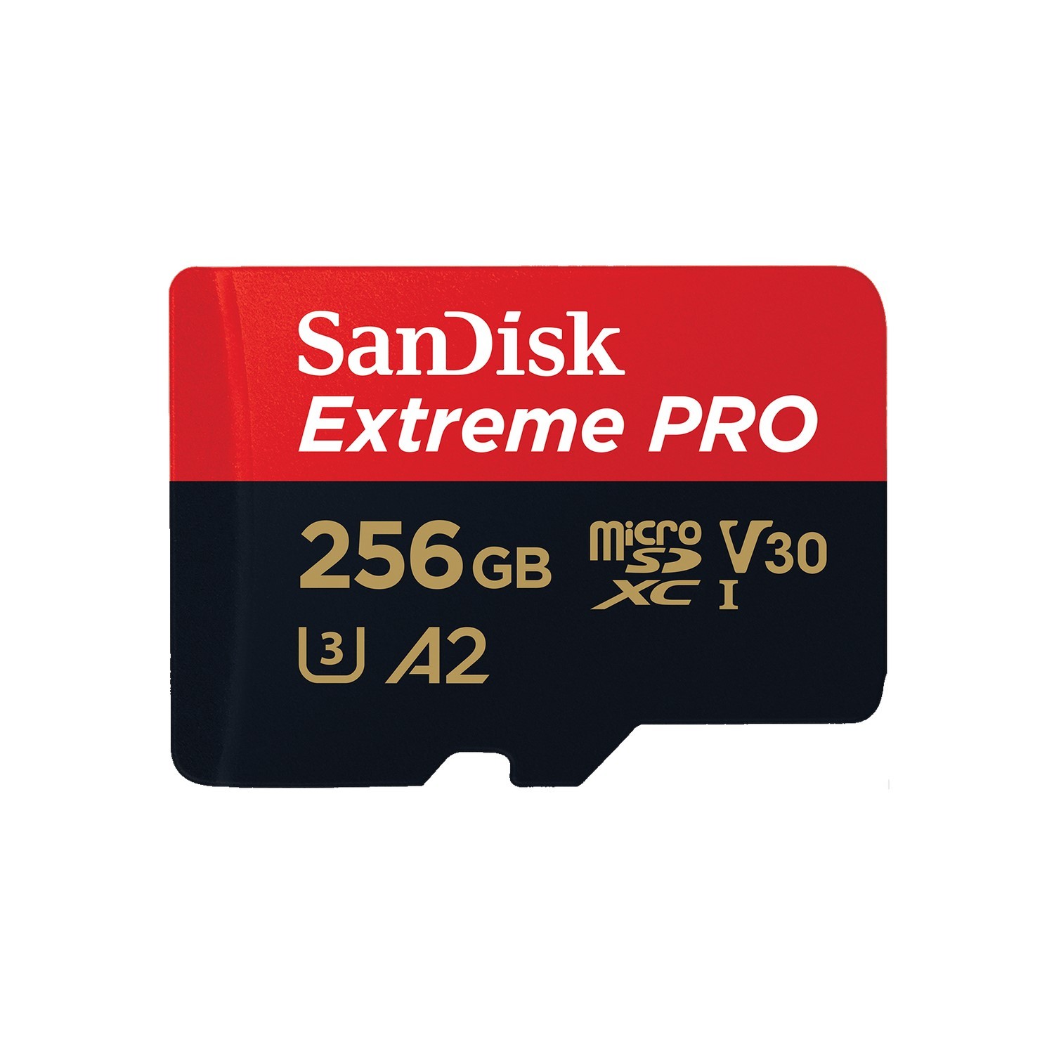 SanDisk microSDXC Extreme Pro 256GB 200/140 MB/s A2 C10 V30 UHS-I U3