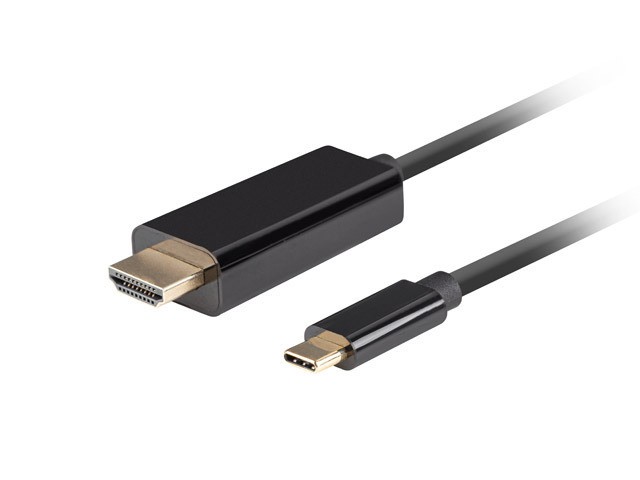 Lanberg kabel USB-C - HDMI M/M 1.8m 4K 60Hz czarny