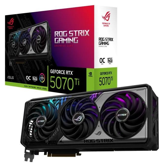 ASUS GeForce RTX 5070 Ti ROG STRIX GAMING OC 16GB DLSS 4