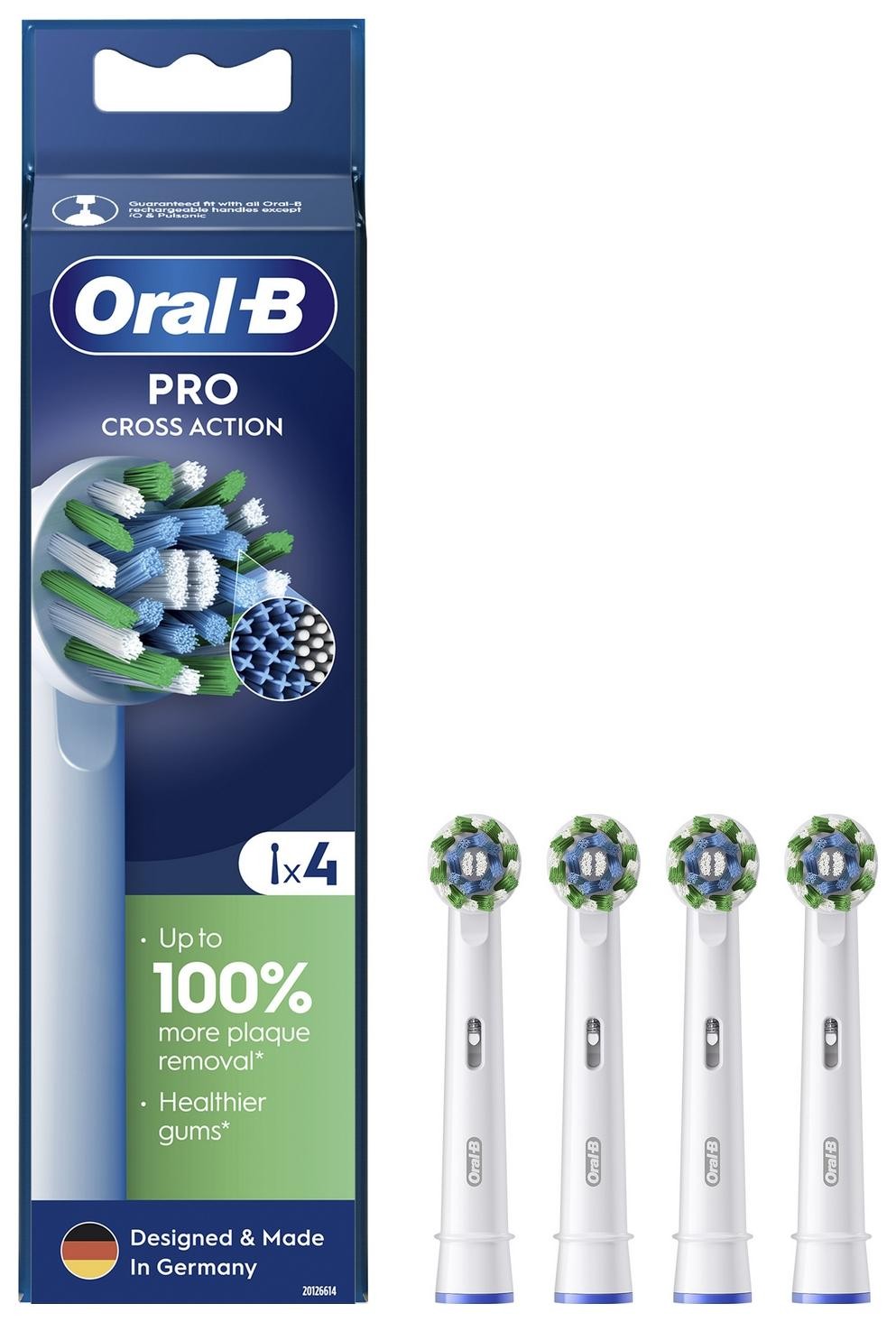 Końcówki do szczoteczek Oral-B EB50RX CrossAction 4 szt.