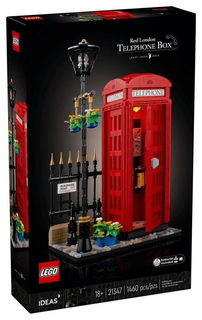 Klocki konstrukcyjne LEGO Ideas 21347 Czerwona londyńska budka telefoniczna