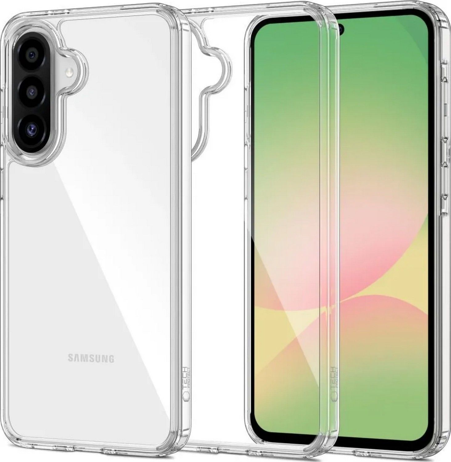 Etui typu plecki Tech-Protect Flexair Hybrid Galaxy A36 5G Clear