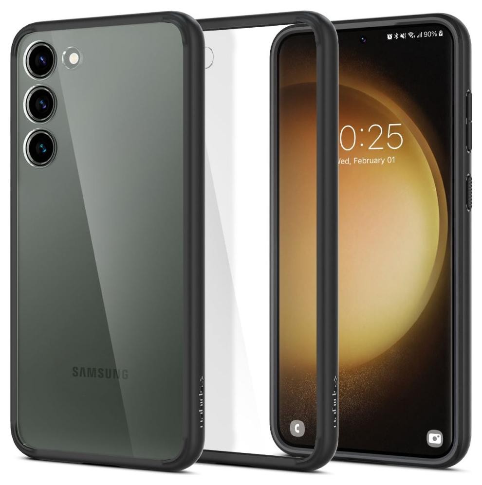 Etui typu plecki Spigen Ultra Hybrid Samsung Galaxy S23 Matte Black