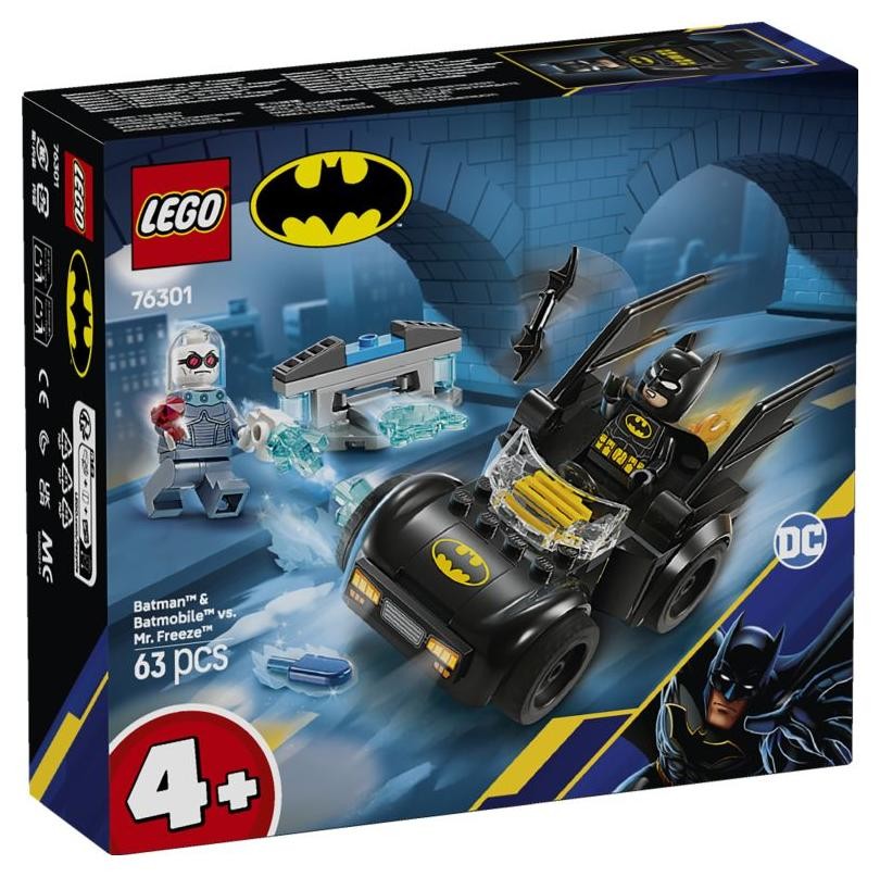 Klocki konstrukcyjne LEGO Super Heroes 76301 Batman i Batmobil kontra Mr. Freeze