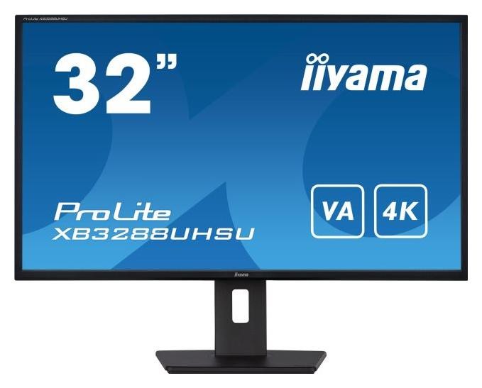 iiyama ProLite XB3288UHSU-B5 - 60Hz | 4K | 31,5'' | VA | 3ms