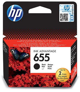 Oryginał HP 655 czarny CZ109AE