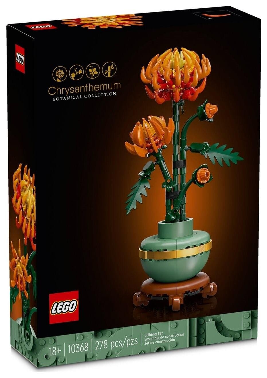 Klocki konstrukcyjne LEGO Icons 10368 Chryzantema