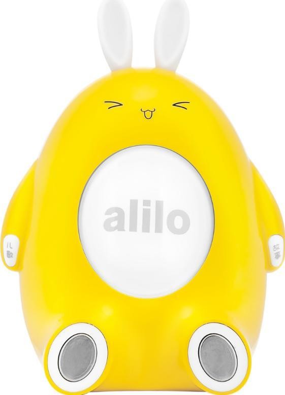 Zabawka edukacyjna,zabawka interaktywna Alilo Happy Bunny P1 żółty - polska wersja językowa