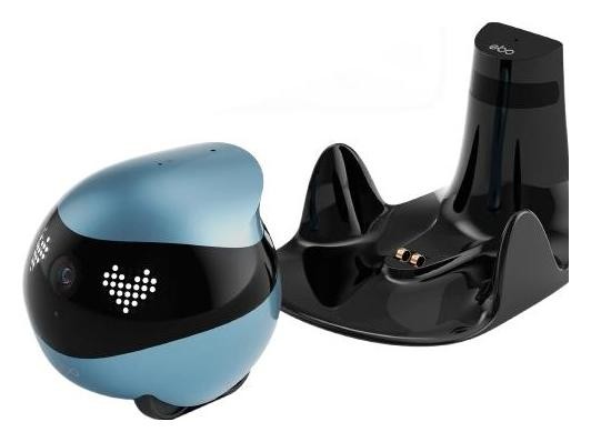 Enabot - EBO AIR 2 - domowy, mobilny robot monitorujący (niebieski)