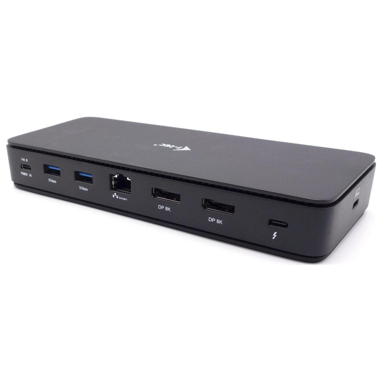 i-tec Thunderbolt4 2x Display Docking Station Gen3 7x USB, 2.5 GLAN PowerDelivery 92 W kabel TB4 1m