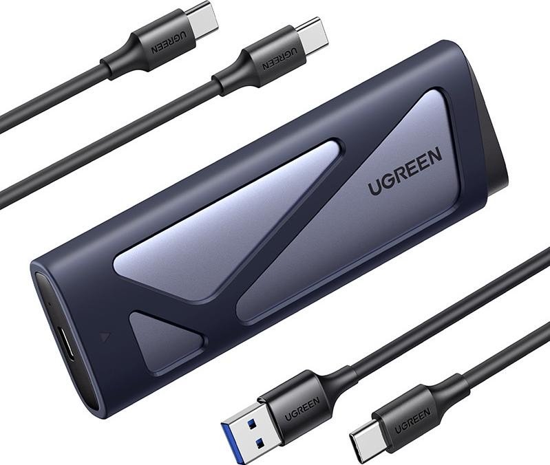 Obudowa do dysków twardych Ugreen CM767 | USB-C 3.1 | SSD M.2 NVMe/SATA | do 8TB