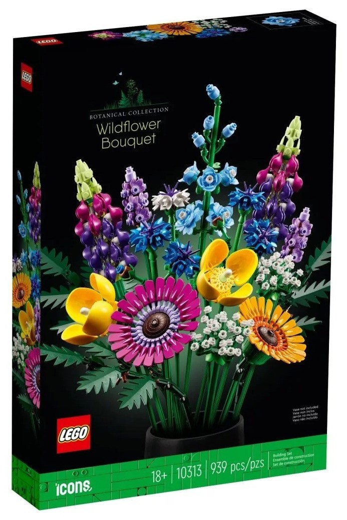 Klocki konstrukcyjne LEGO Icons 10313 Bukiet z polnych kwiatów