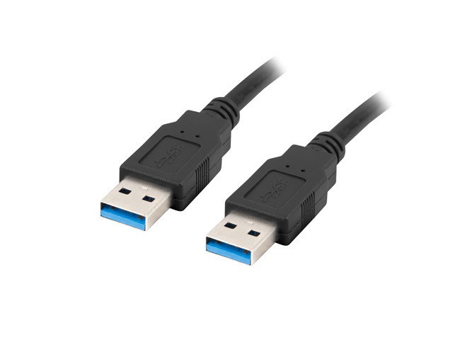 Lanberg kabel USB-A 3.0 M/M 1.8m czarny