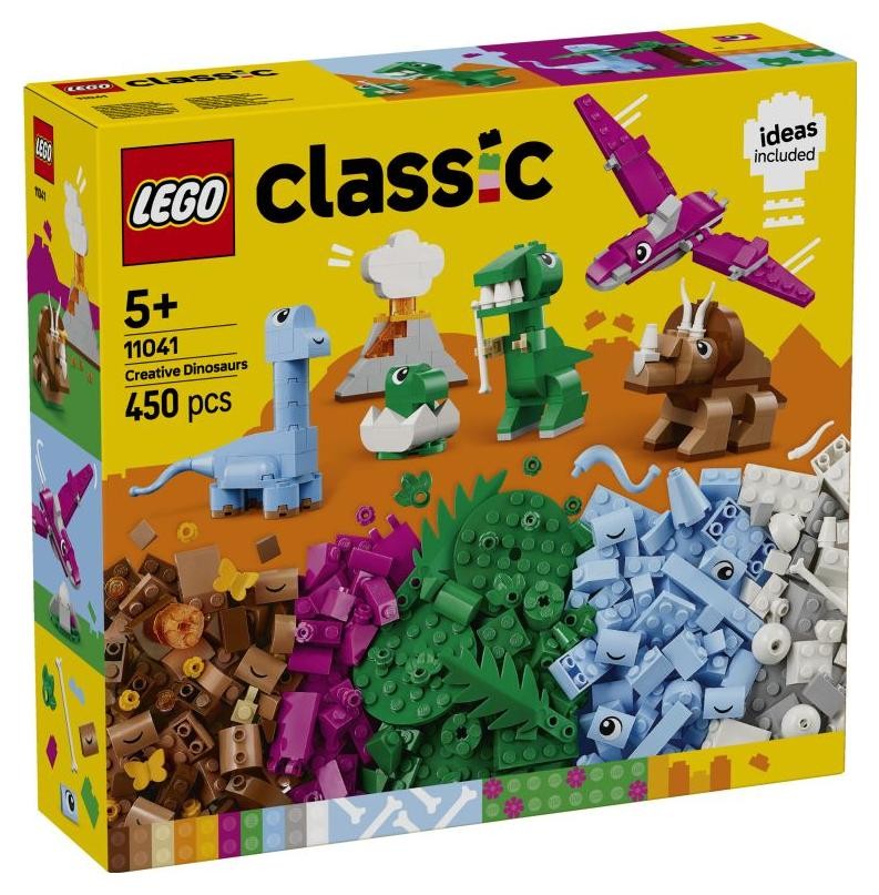 Klocki konstrukcyjne LEGO Classic 11041 Kreatywne dinozaury