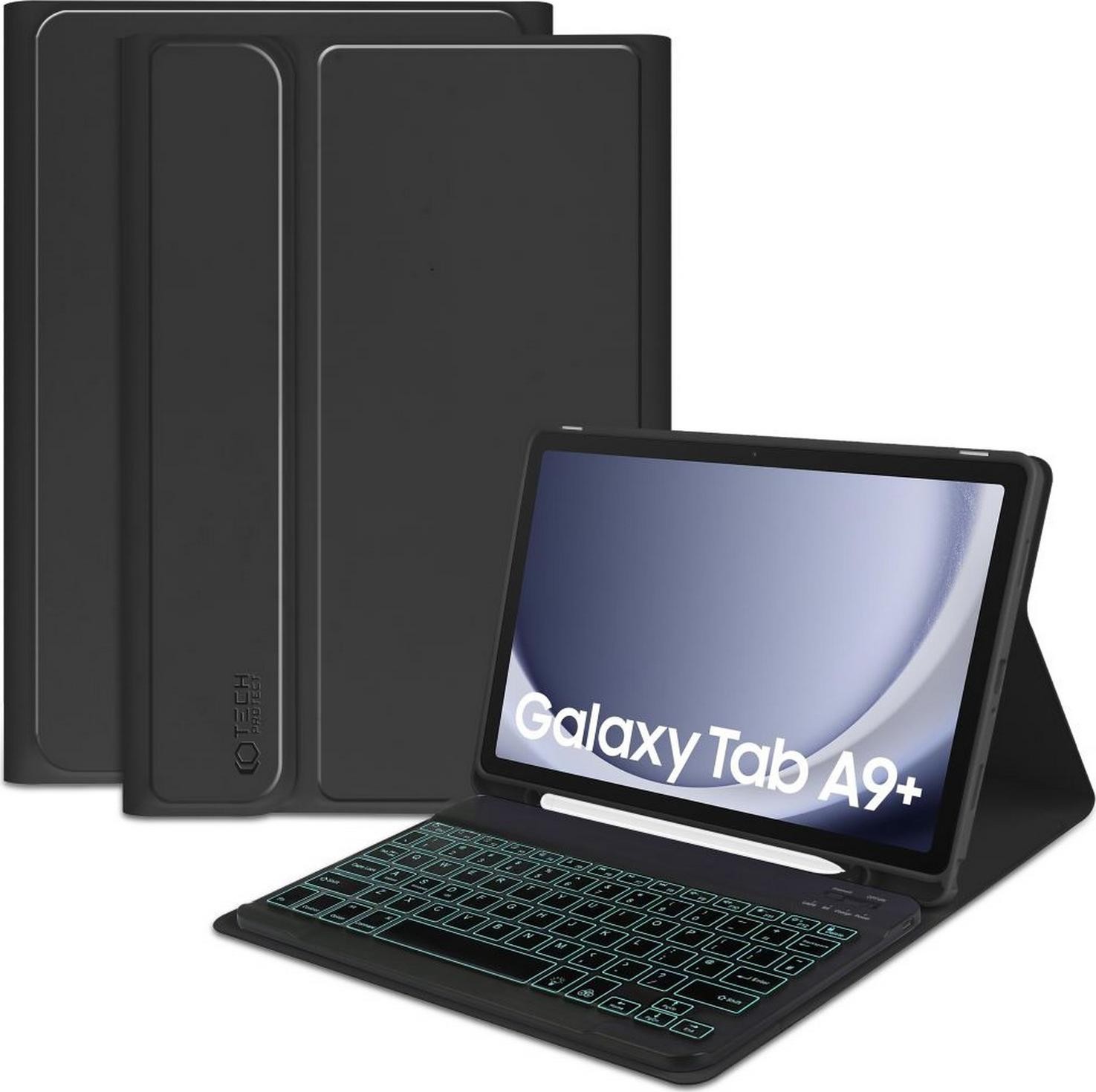 Etui Tech-Protect SC Pen + Keyboard do Galaxy Tab A9+ 11.0 X210 / X215 / X216 czarny