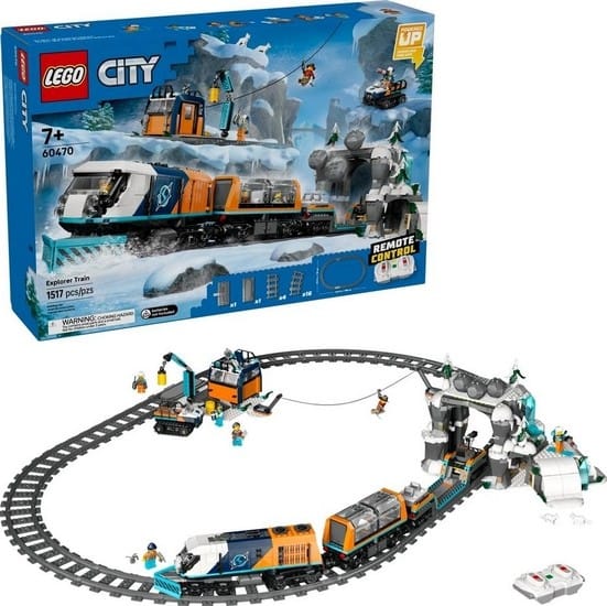 Klocki konstrukcyjne LEGO City 60470 Ekspres Polarny Arktycznych Odkrywców
