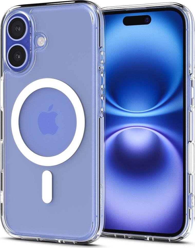 Etui typu plecki Spigen Ultra Hybrid ”T” Magsafe do iPhone 16 biały