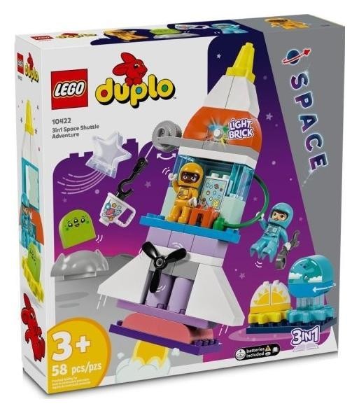 Klocki konstrukcyjne LEGO Duplo 10422 Town Przygoda W Promie Kosmicznym